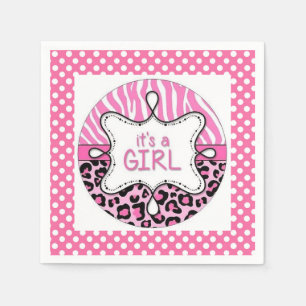 It's a Girl Napkin