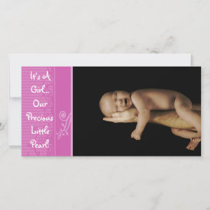 It's A Girl... Our Precious Little Pearl Announcement