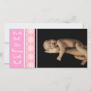 It's A Girl... Our Precious Little Pearl Announcement