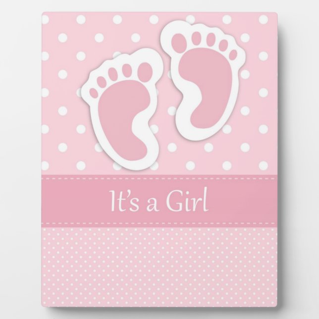 It's A Girl Plaque (Front)