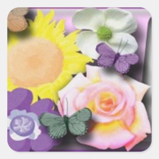It's a girl square sticker