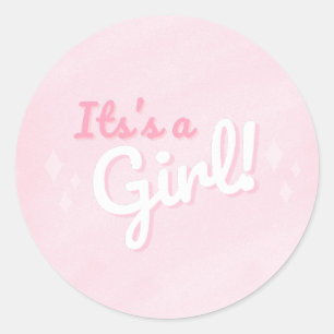 It's a Girl Sticker fir Gender Reveals