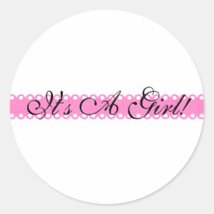 'It's A Girl' Stickers
