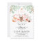 Its a Girl Woodland Baby Shower Invitation