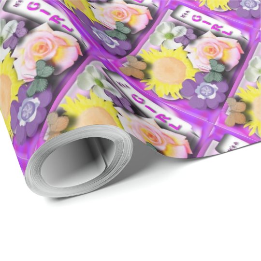 It's a girl wrapping paper