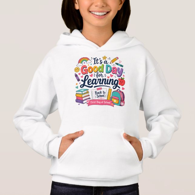 It's a Good Day for Learning Colourful School Dood (Front)