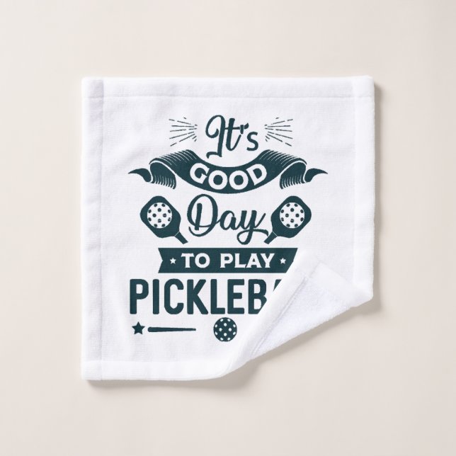 It's A good day to play Pickleball Wash Cloth (Wash Cloth)