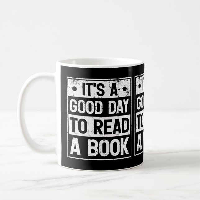 It's a Good Day to Read a Book mug (Left)
