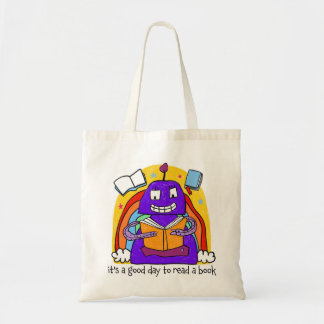"It's a Good Day to Read a Book" Reading Tote Bag