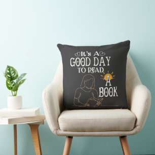 Its A Good Day To Read Shirt, Bookish Shirt, Book Throw Pillow