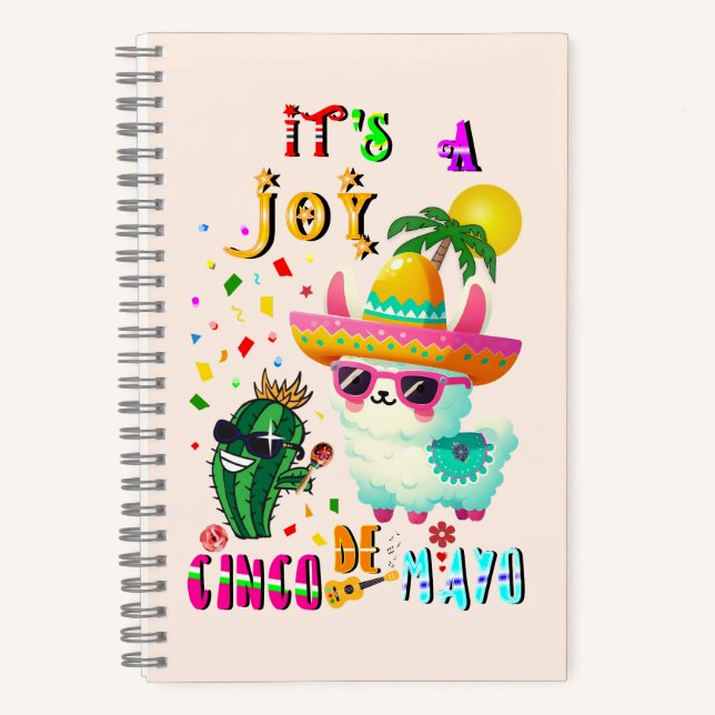 It's A Joy Cinco De Mayo Notebook (Front)