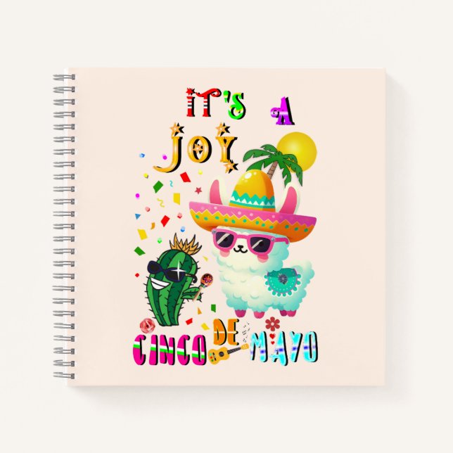 It's A Joy Cinco De Mayo Notebook (Front)