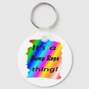 It's a jump rope thing! keychain