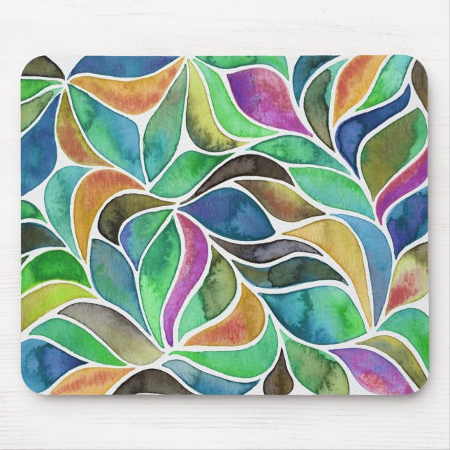 It's a Jungle Out There - Blue Green Mouse Pad (Front)