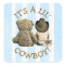 It's a Little Cowboy Baby Shower Stickers
