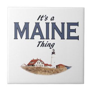 It's a Maine Thing - Lighthouse Tile