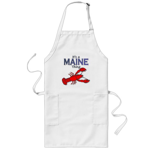 Its a Maine Thing - Lobster Long Apron (Front)