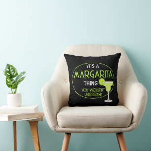 Its A Margarita Thing Mixologist Cocktail Throw Pillow