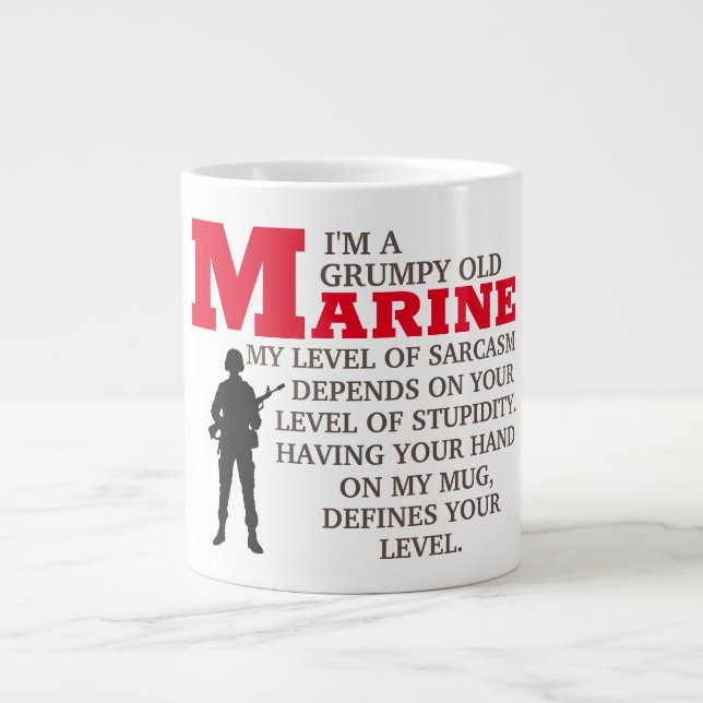 IT'S A-MARINE-THING LARGE COFFEE MUG (Front)