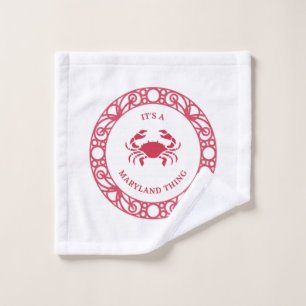 It's a Maryland Thing – Chesapeake Bay Crabs Wash Cloth