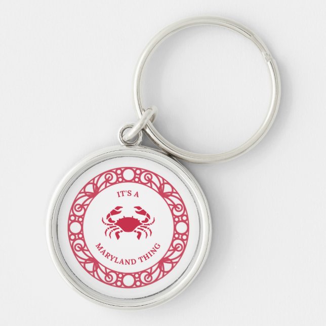 IT'S A MARYLAND THING (CRABS)  KEYCHAIN (Front)