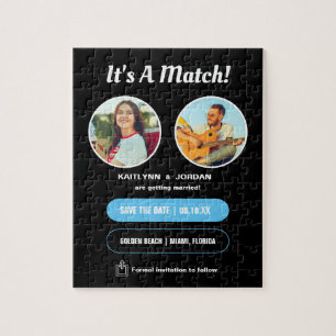 It's A Match   Photo Save the Date Puzzle