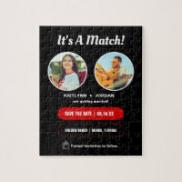 It's A Match | Photo Save the Date Puzzle