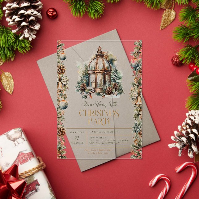 It's a Merry Little Christmas Party Invitation (Insitu (Holiday))