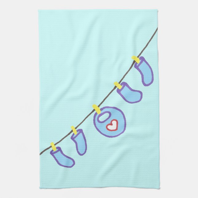 It's A New Baby Boy! Kitchen Decor Kitchen Towel (Vertical)