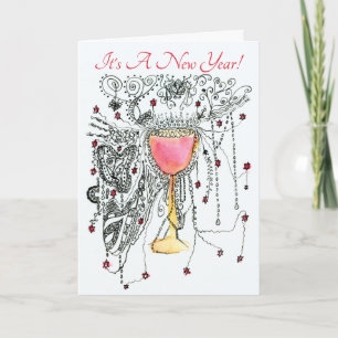 It's a New Year Customizable Holiday Card