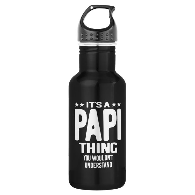 It's a Papi Thing | Father Gift 532 Ml Water Bottle (Front)
