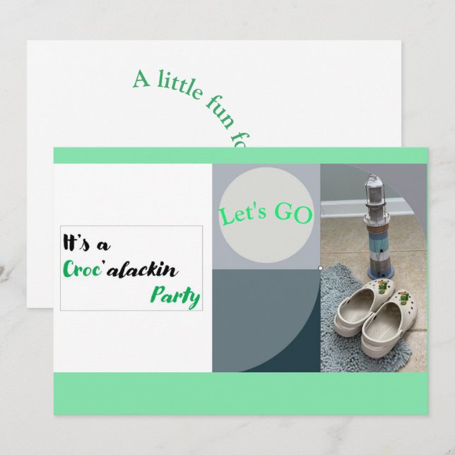 It's a Party Invitation (Front/Back)