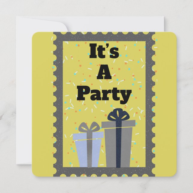 It's a Party Invite (Front)