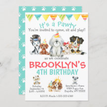 It's a Pawty Puppy Party Birthday
