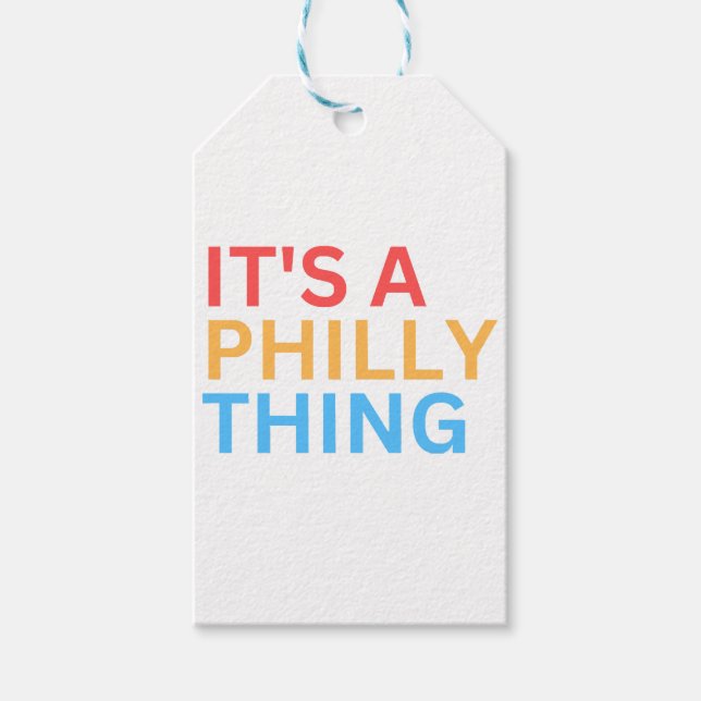 IT'S A PHILLY THING GIFT TAGS (Front)