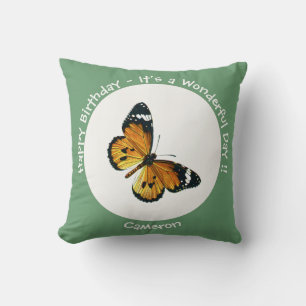 It's a Plain Tiger / African Queen Butterfly Party Throw Pillow