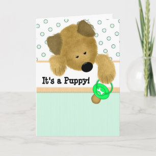 It's a Puppy! Announcement