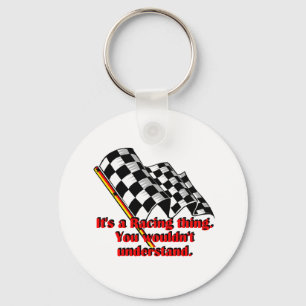 It's a racing thing keychain