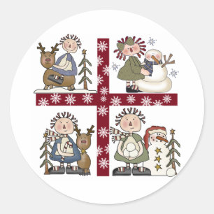 It's a Ragdoll Holiday Classic Round Sticker