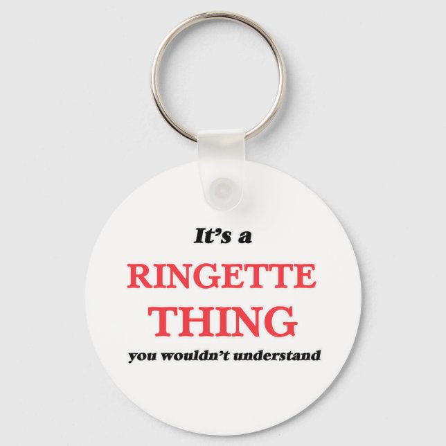 It's a Ringette thing, you wouldn't understand Keychain (Front)