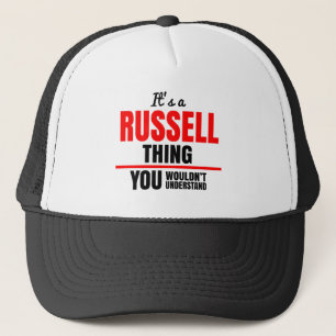 It's a Russell thing you wouldn't understand Trucker Hat