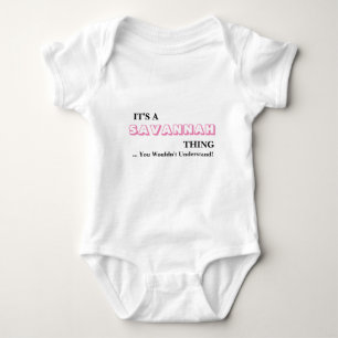 It's A SAVANNAH Thing! Baby Bodysuit