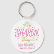 It's A Sharon Thing Pink Gold Women Gift