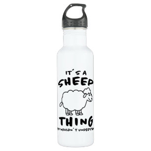 Its A Sheep Thing Design Sheeps Lamb Farmer Gift 710 Ml Water Bottle