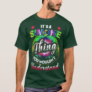 It's A Simone Thing  Tie Dye 60s 70s Hippie Simone T-Shirt