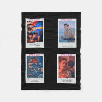 Its A Sin Set T  Fleece Blanket