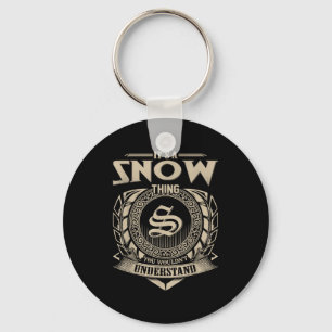 Its A Snow Thing You Wouldnt Understand Name Vin  Keychain