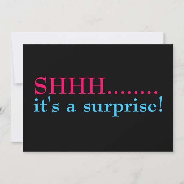 It's a Surprise Birthday Party! THIRTY Invitation (Back)