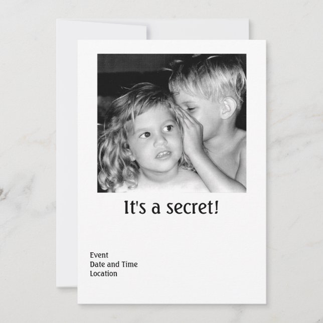 It's a Surprise Invitation (Front)