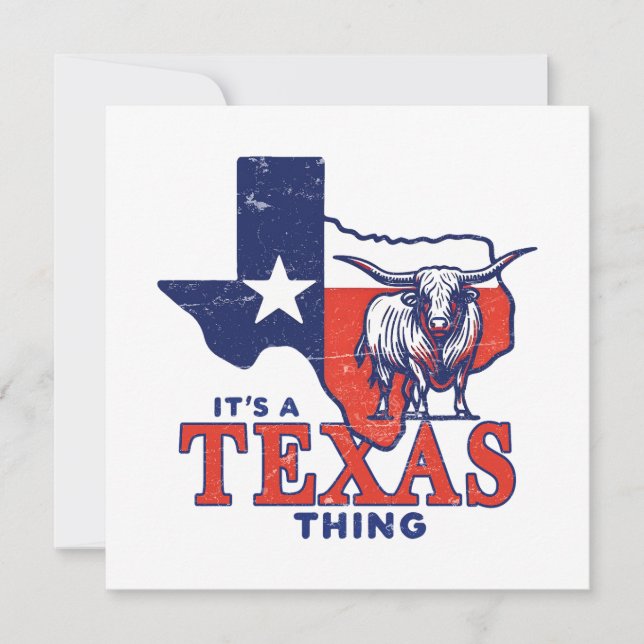 It's a Texas Thing  Card (Front)